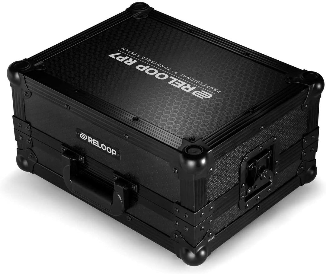 Reloop Premium RP-7 Turntable Case - Robuste Konstruktion mit kratzfester Hexa-Oberfläche in mattem