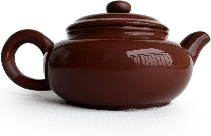Teekanne, 200 ml, chinesische Yi-Xing-Ton, Zisha-Gongfu-Teekannen, Archaize Fanggu