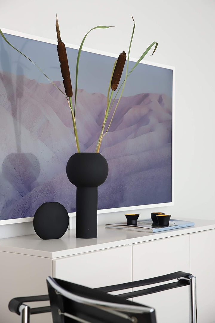 Cooee Design Pillar Vase 32cm Black 32cm Schwarz, 32cm Schwarz
