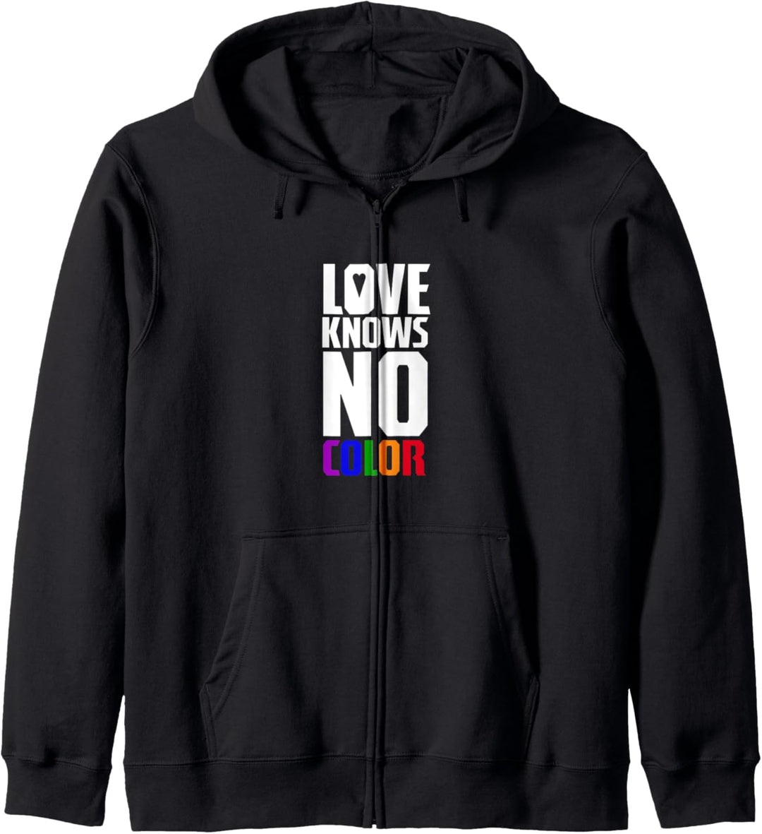 Love Knows No Color Kapuzenjacke