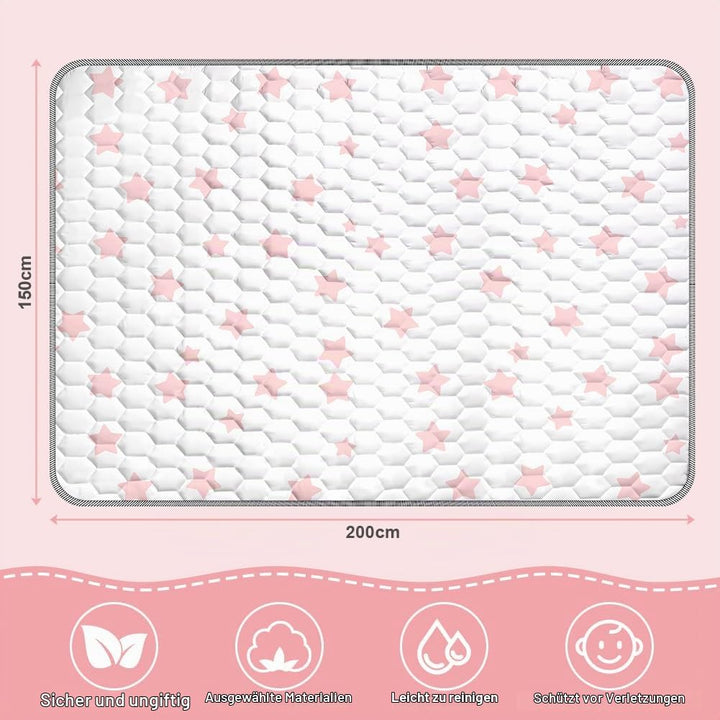 Baby Spielmatte, 150 * 200cm Baby Krabbelmatte, Baby Faltbare Spielmatte, Krabbeldecke für Baby, Kle