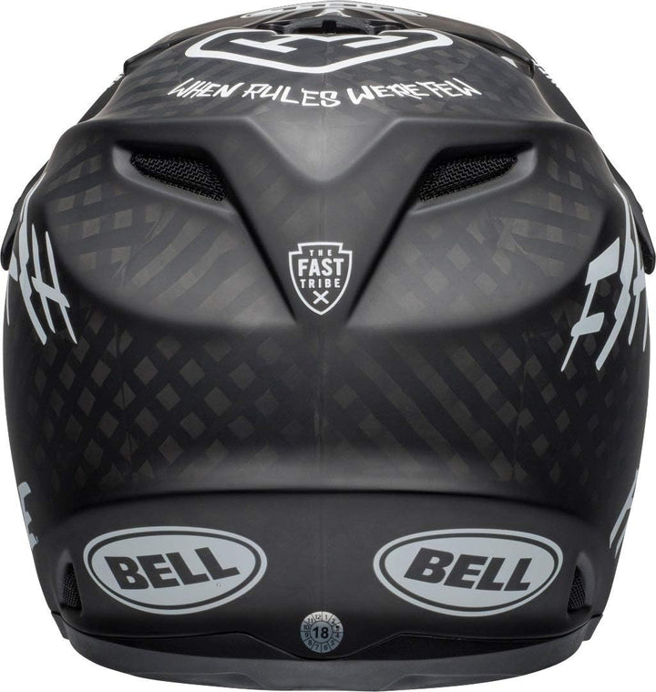 BELL Unisex -Erwachsene Full-9 Fahrradhelm XS-S Matte Black/White Fasthouse, XS-S Matte Black/White