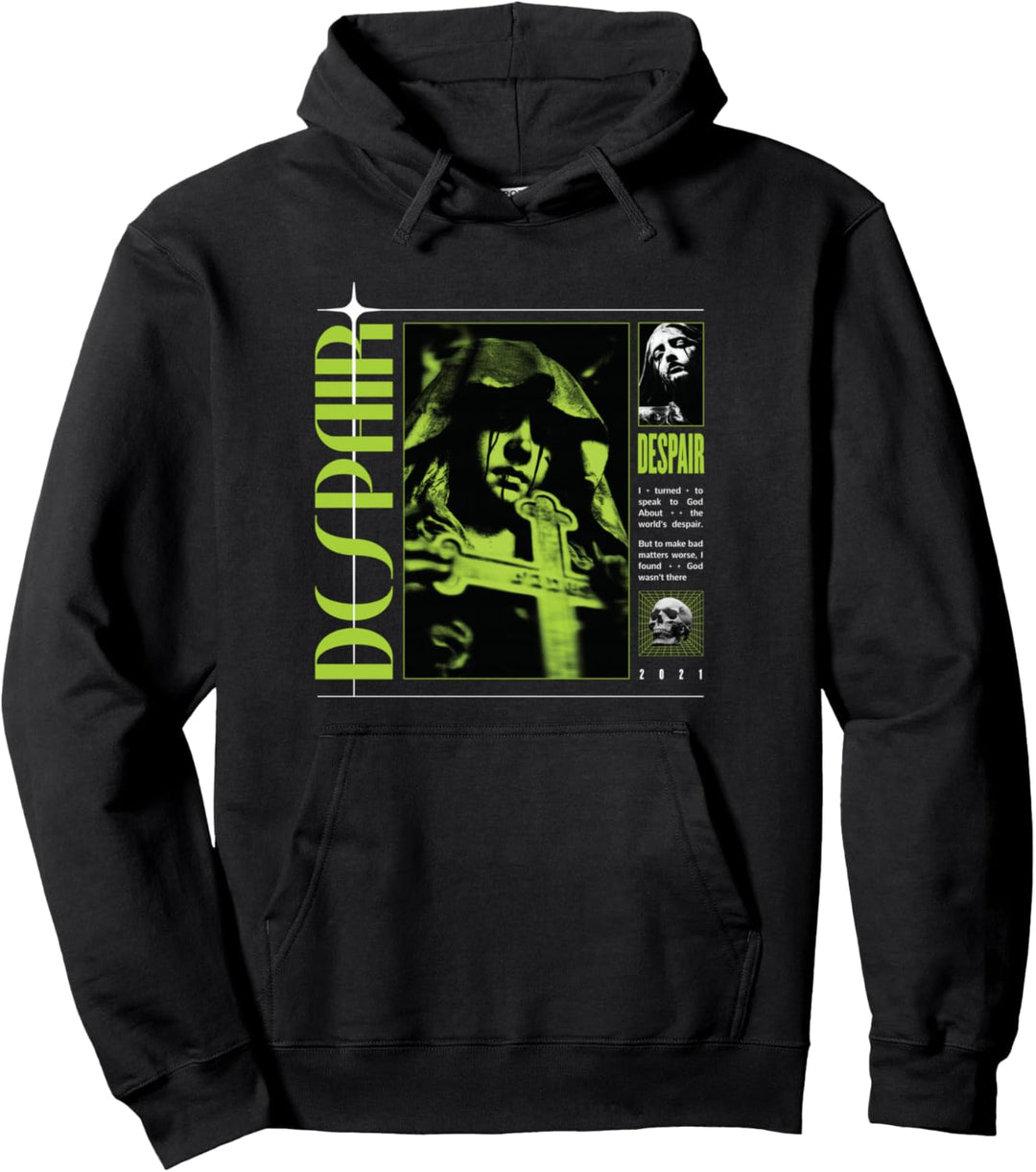 Despair - Sad Aesthetic Edgy Streetwear Pullover Hoodie