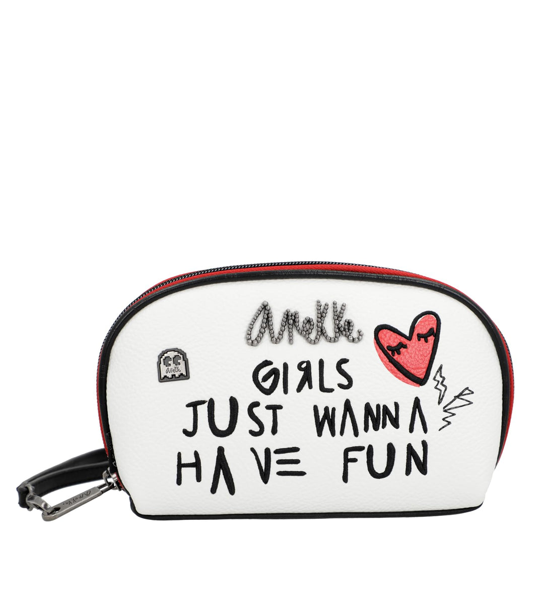 Aneke Fun&Music Energy Damengeldbeutel weiss Masse 19x12x5cm