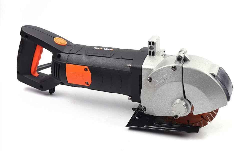 Elektrische Wandfräse Maschine, 4800W Elektrische Schlitzfräse 42mm Mauernutfräse Wandschlitzer Mit