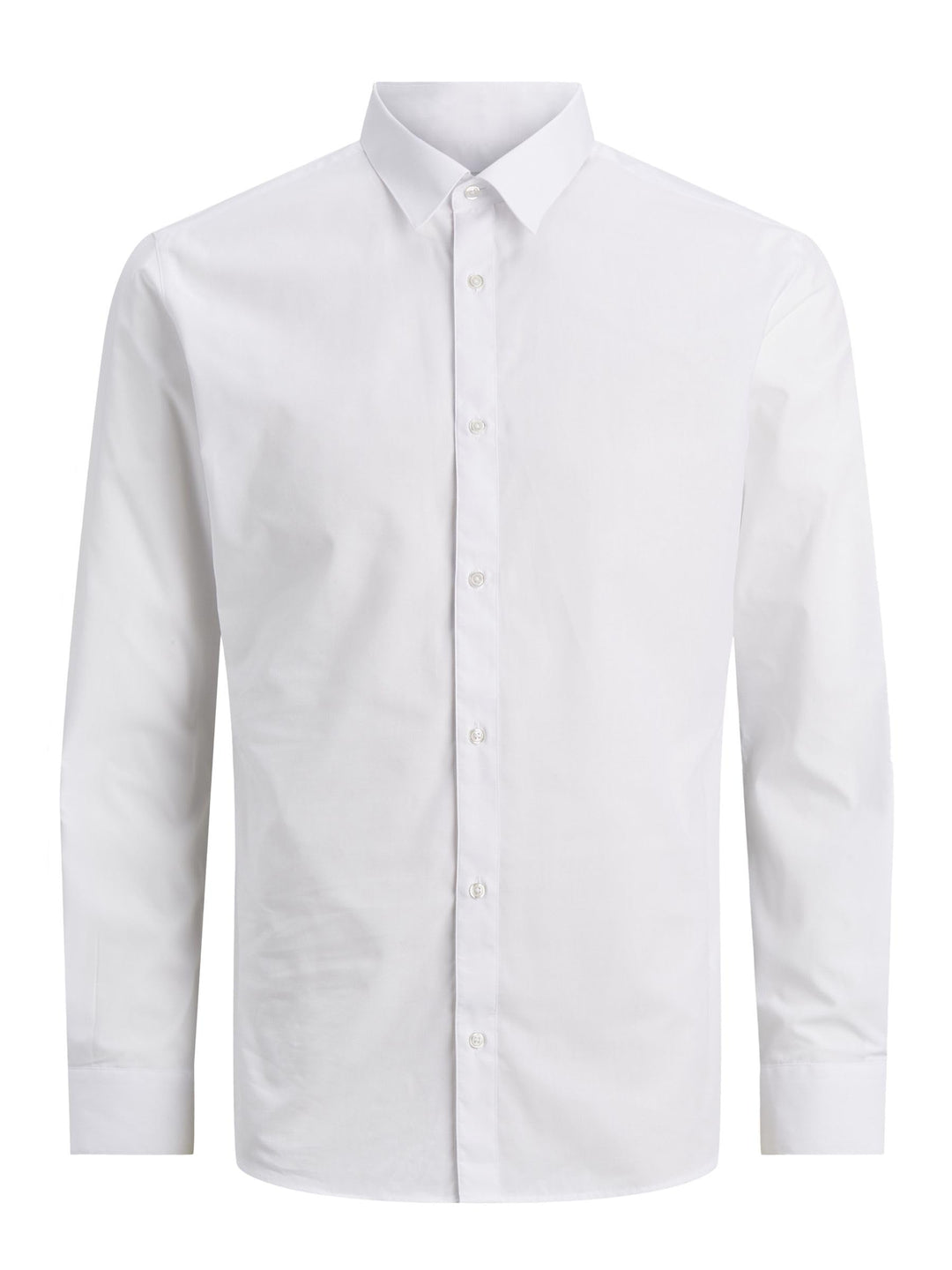 JACK&JONES PLUS Damen Jjjoe Shirt Ls Plain Pls Hemd 4XL Weiss, 4XL Weiss