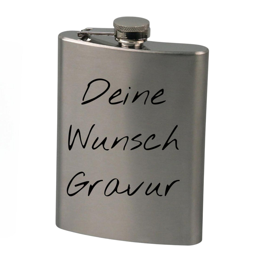 Flachmann mit Gravur, Personalisierte Geschenke Geburtstagsgeschenk für Männer Frauen Partner Freund