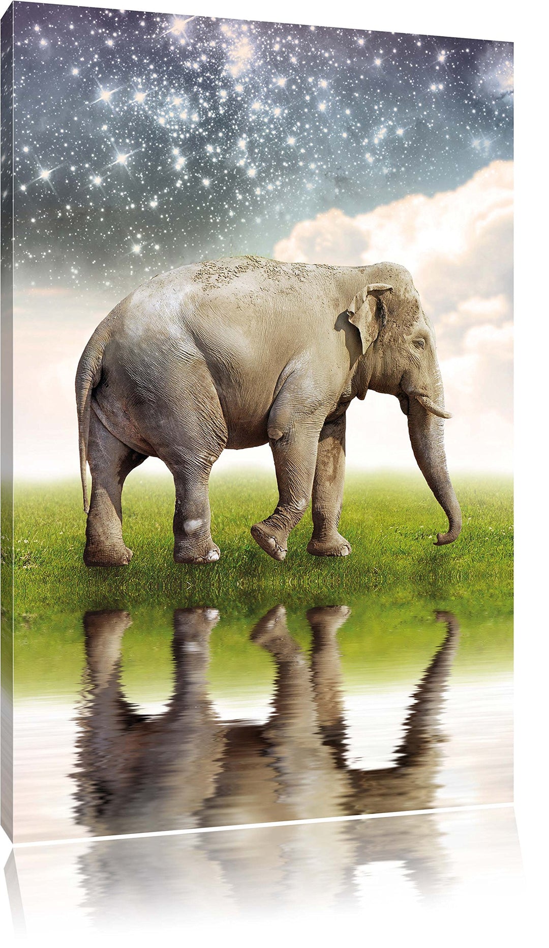Pixxprint Bild als Leinwandbild | Grösse: 100x70 | Wandbild| Kunstdruck | fertig bespannt