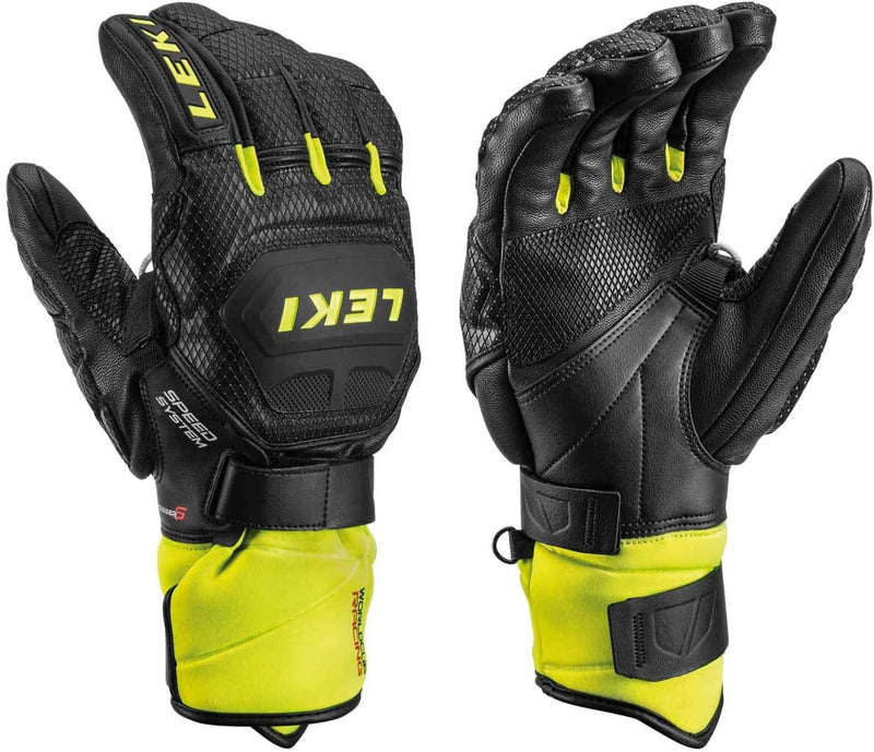 LEKI Worldcup Race Flex S Speed Handschuhe Skihandschuhe Fingerhandschuhe 8.5 schw.-ice lemon, 8.5 s