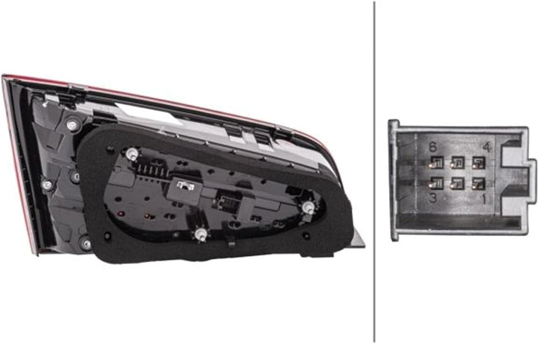 HELLA 2SV 012 837-101 Heckleuchte - LED - innerer Teil - rechts - für u.a. Audi A3 Sportback (8Va, 8