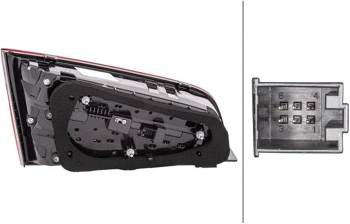 HELLA 2SV 012 837-101 Heckleuchte - LED - innerer Teil - rechts - für u.a. Audi A3 Sportback (8Va, 8