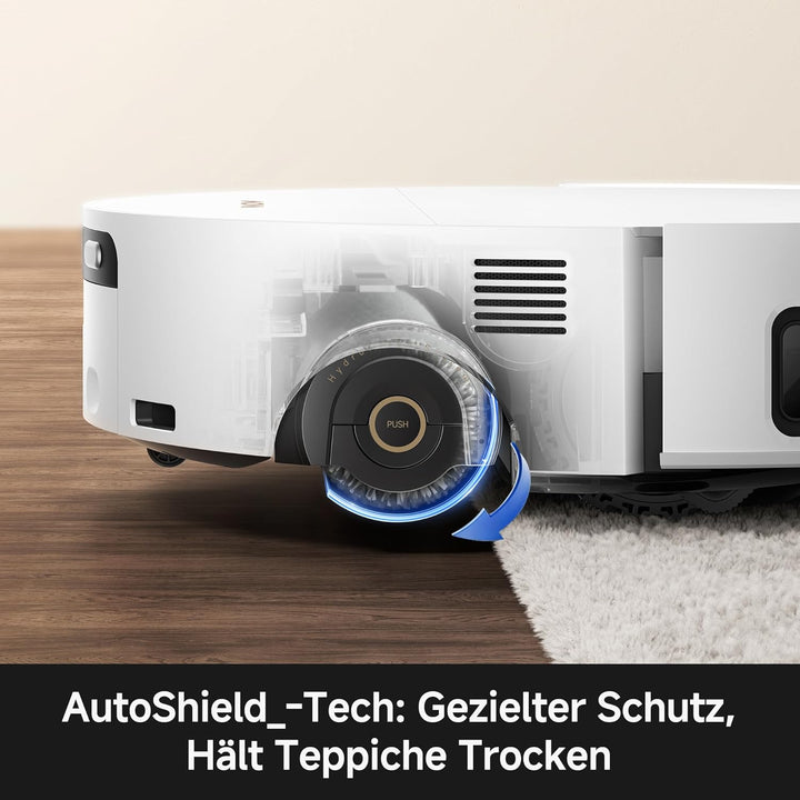 Mova S70 Ultra Roller Saugroboter mit 32.000Pa Saugkraft und HydroForce-Wischen, CovertSense-Navi, A