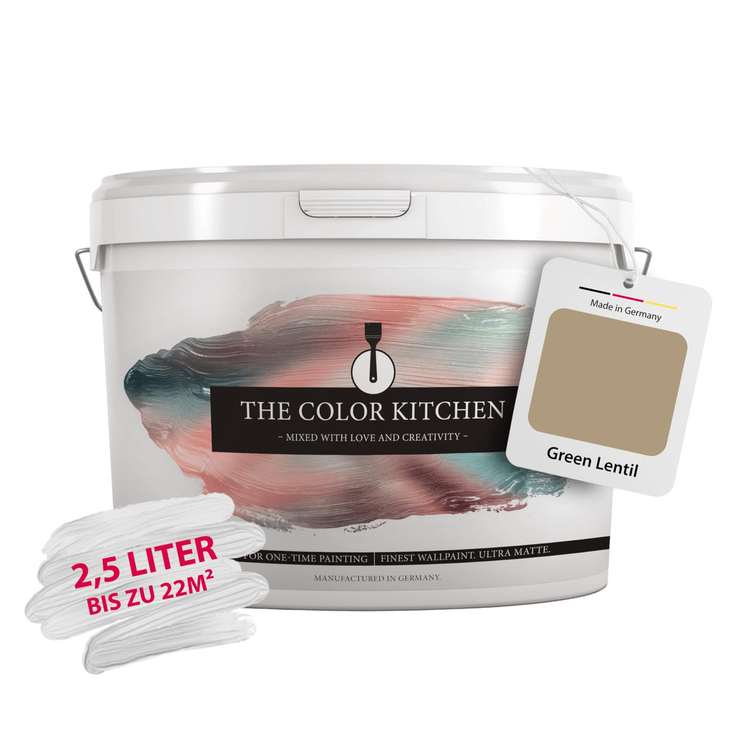A.S. Création THE COLOR KITCHEN universelle Wandfarbe - Malerfarbe für Wohnräume und Arbeitszimmer -
