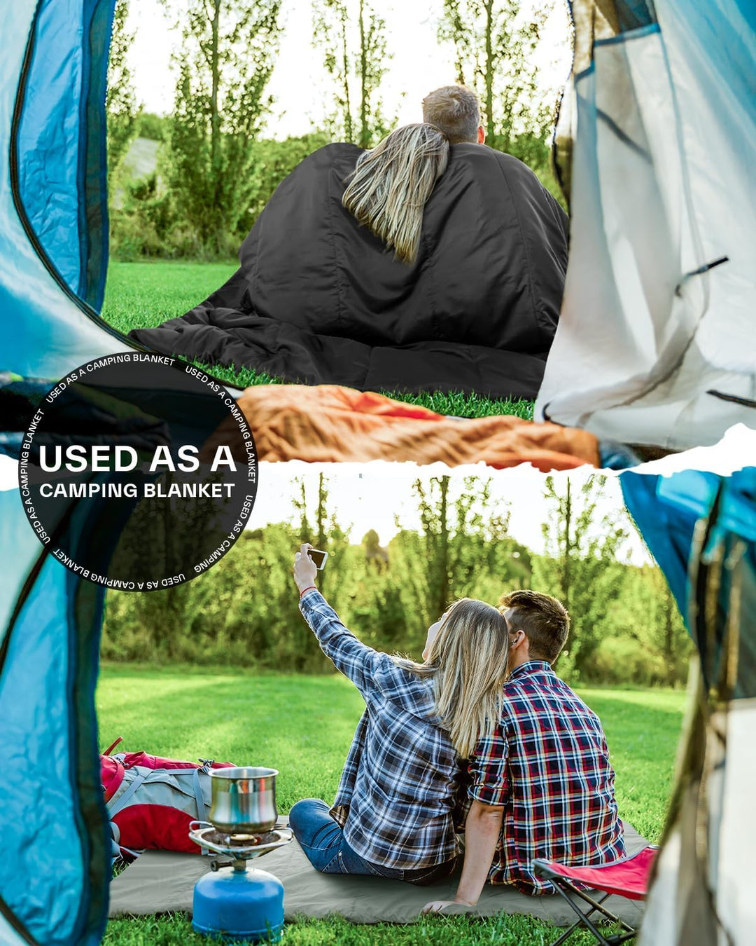 Schlafsack Sommerschlafsack: Sportneer 190×85cm Schlafsacke Sommer Tragbar Leicht Wasserdicht Sleepi