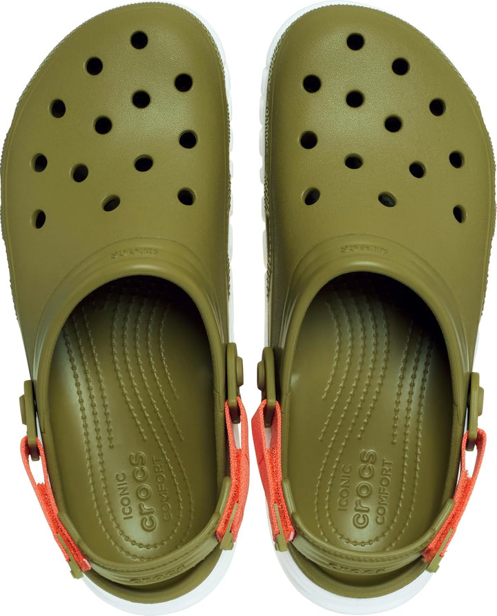 Crocs Unisex Duet Max Ii Clog Holzschuh 33/34 EU Aloe