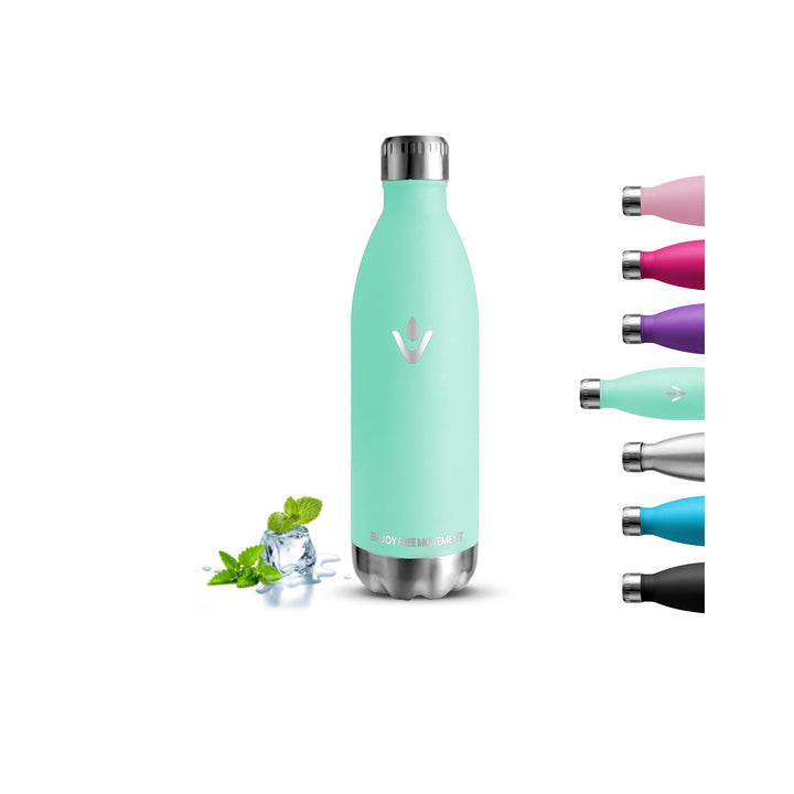 Thermosflasche- 1l- Trinkflasche Edelstahl, Trinkflasche Sport, BPA-freie, Trinkflasche Auslaufsiche