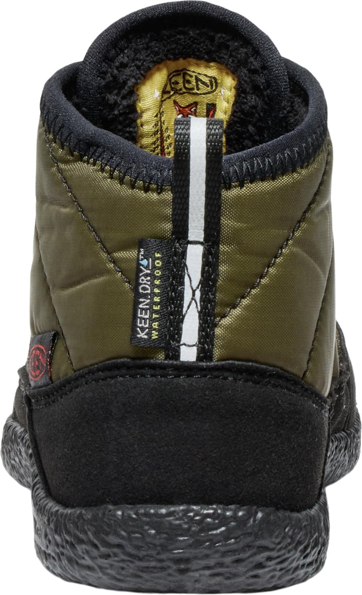 KEEN Unisex Kinder Howser 2 Waterproof Bottes Chukka, 24 EU Dark Olive Gold Flame