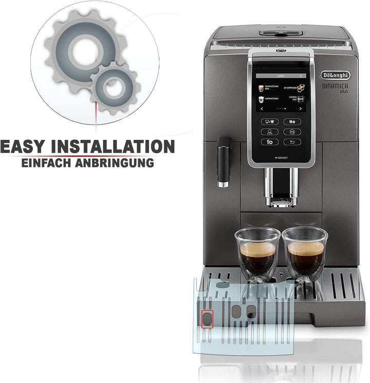 Abtropfblech Kratzschutz geeignet für DeLonghi Dinamica Plus 356.57-356.77 Abtropfblech Dinamica Plu