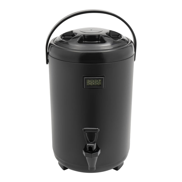 10L isolierter Edelstahl Getränkespender mit LED-Display,12h warm für Hotel | 10 Liter isolierter Ed