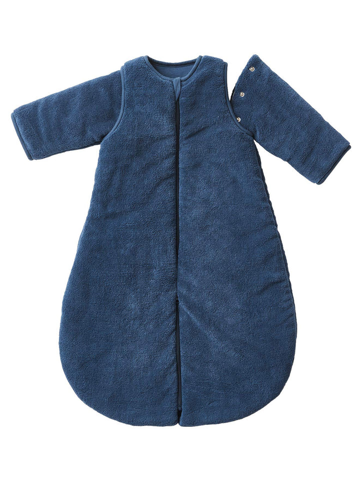 Vertbaudet Schlafsack/Overall für Babys, Mikrofaser Marine 70 70 Marine, 70 Marine