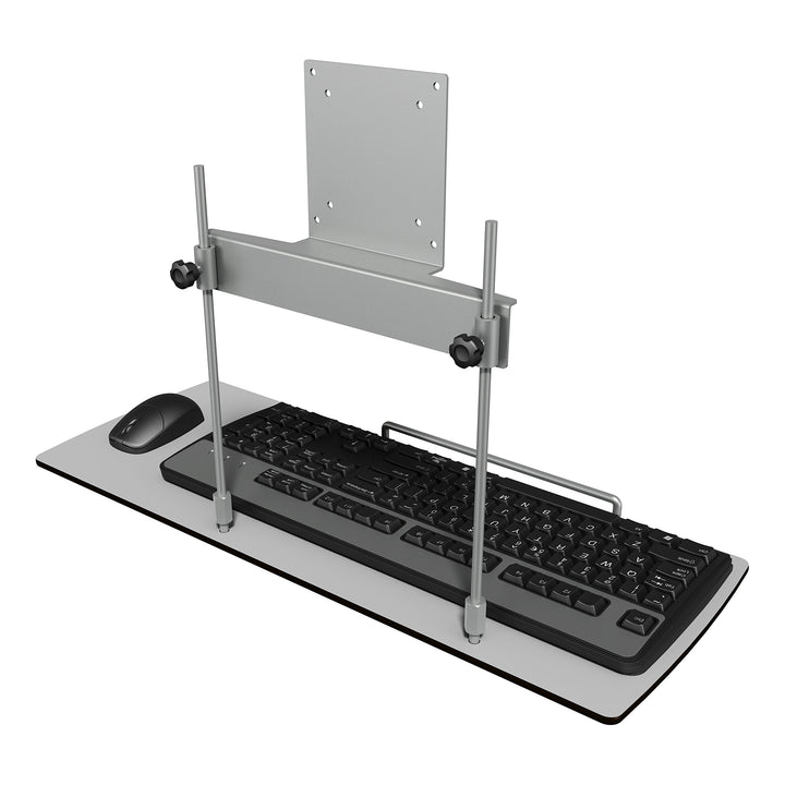 Dataflex 51.582 Tastatur- und Mausablage, Metall, Silber, 59.6 x 23.0 x 0.6 cm