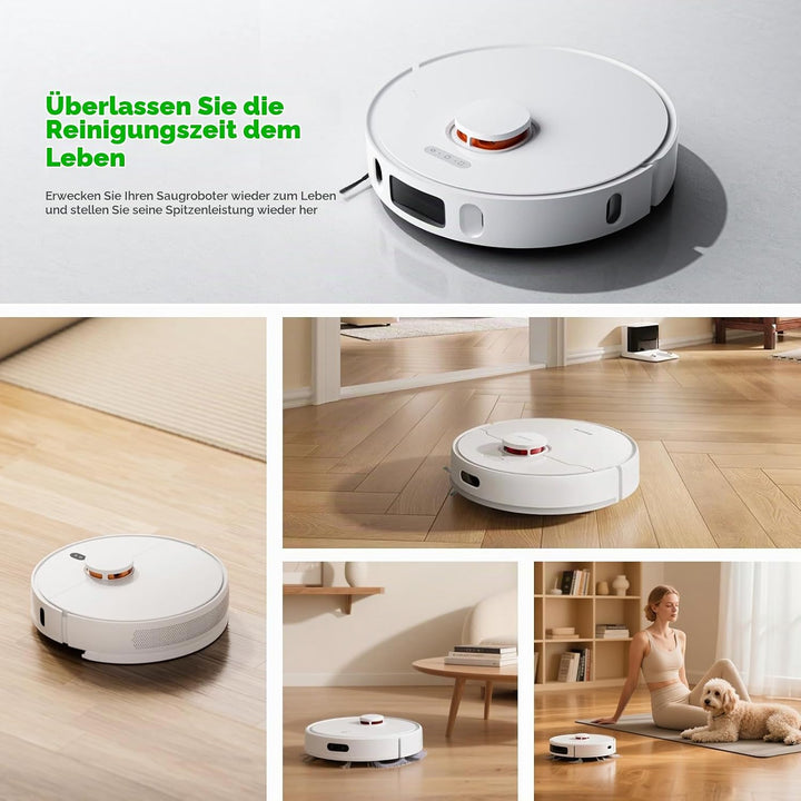 ASUNCELL 6500mAh li-ion Akku für Xiaomi Mop 2S / Mop Pro/Mop P Roboter Staubsauger, Ersatzakku kompa