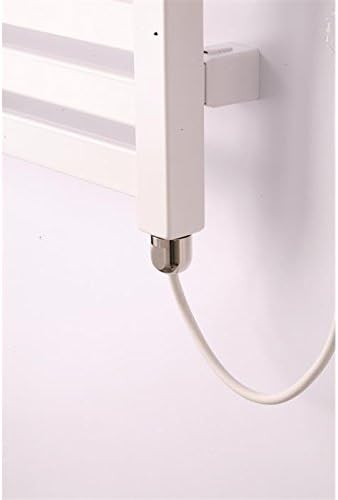 anapont elektrischer Badheizkörper - weiss gebogen - mit AN/AUS - Schalter - Handtuchheizkörper - Ba