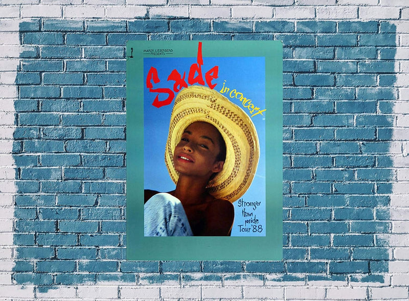 Sade - Promotion Poster, 1988 » Konzertplakat/Premium Poster | Live Konzert Veranstaltung | DIN A1 «