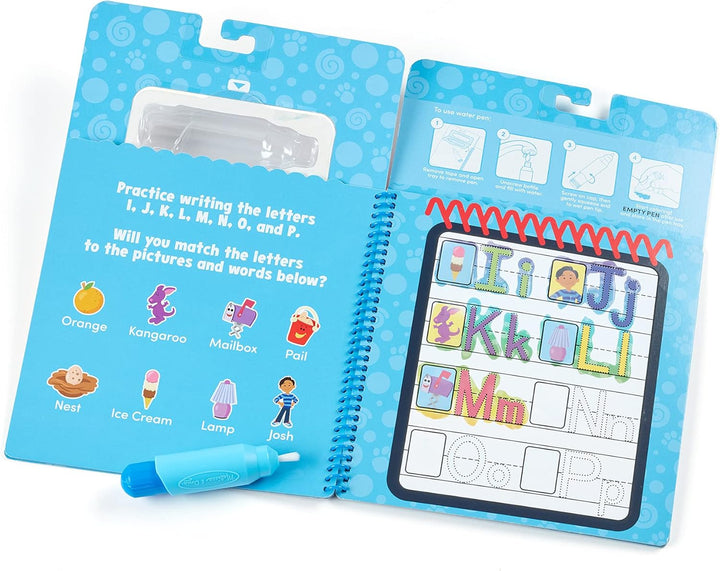 Melissa & Doug 33000 Blue's Clues & You Water Wow-Alphabet, Mehrfarbig, Alphabet