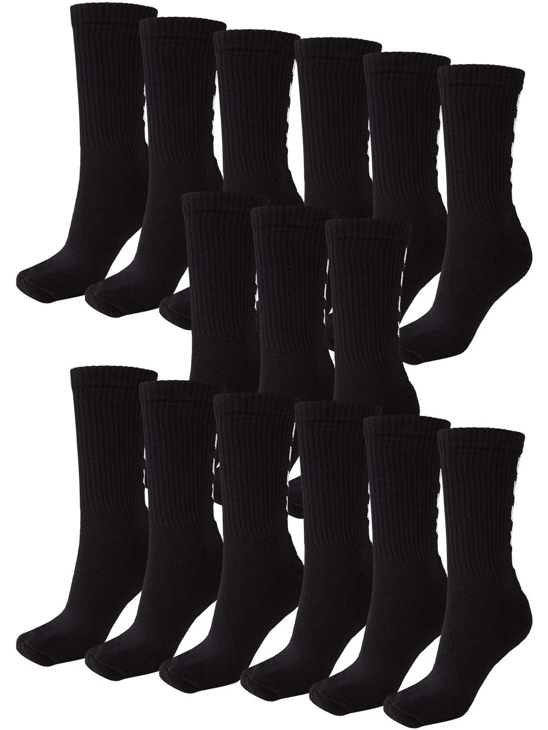 hummel FUNDAMENTAL 3-Pack Sock White 32-35 Black (2001), 32-35 Black (2001)