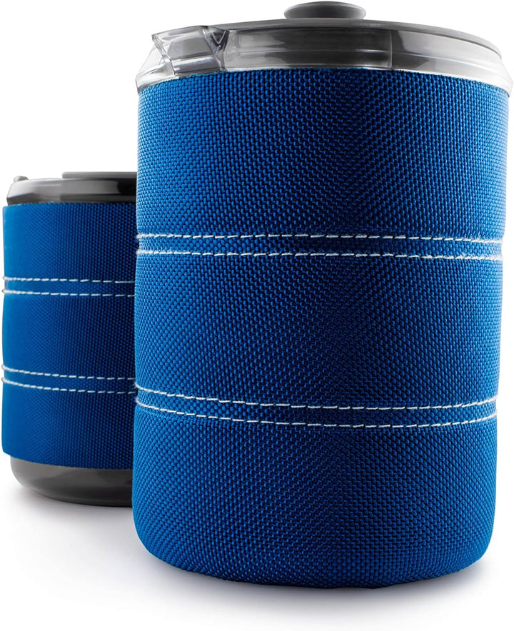 GSI Outdoors Kaffeepresse und Iso Becher Set für 1 Person, blau, 79412 Blau 591,5 ml, Blau 591,5 ml