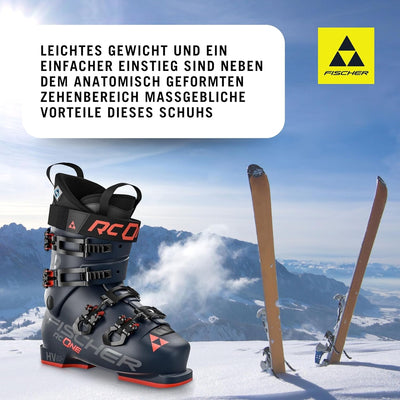 Fischer RC One 9.0 - Yellow/Black - Herren Skischuhe MP29.5 EU45 1/3 RED, MP29.5 EU45 1/3 RED