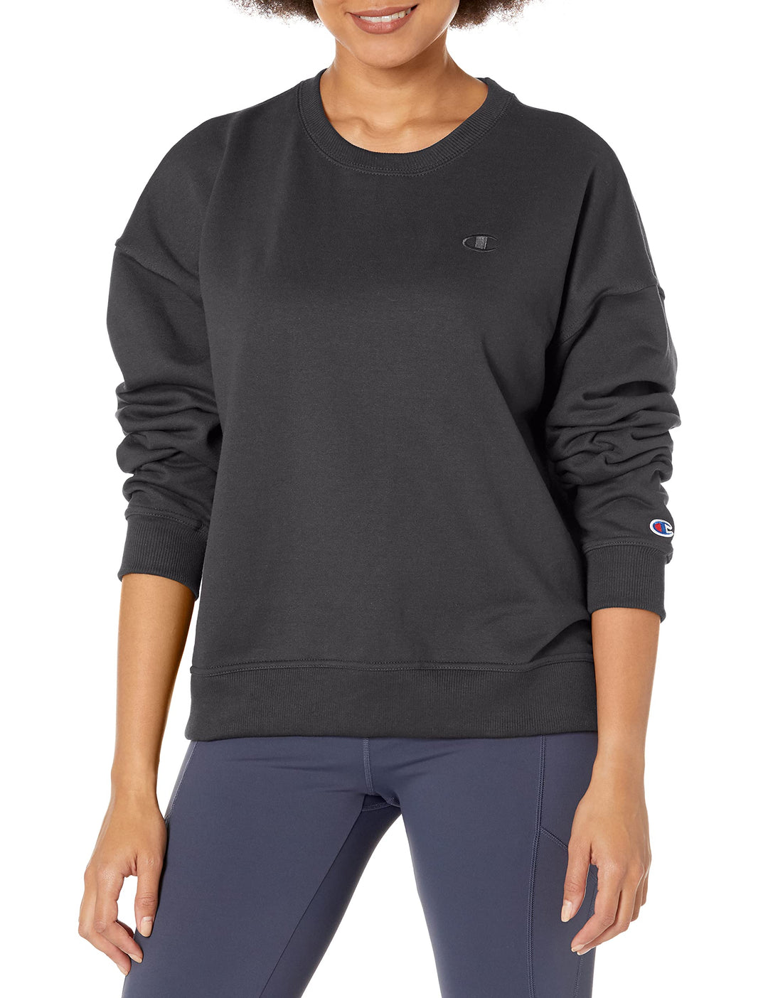Champion Damen Crewneck Sweatshirt, Powerblend, Fleece Sweatshirt, Bestes Sweatshirt für Damen (in Ü
