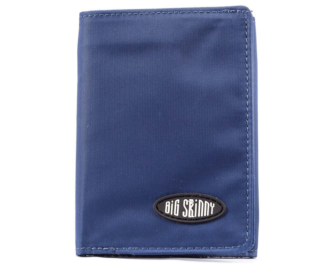 Big Skinny Herren Tri-Fold Slim Wallet für bis zu 25 Karten Navy, Navy