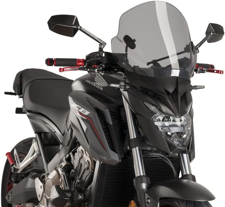 Windschild kompatibel für Honda CB 650 R 19-21 rauchgrau Puig Trend