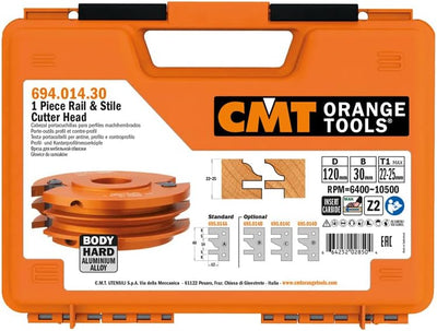 CMT 692.121.50 – Cabezal Sin contracuch. D = 120 x 40 x 50 (Ahorn)