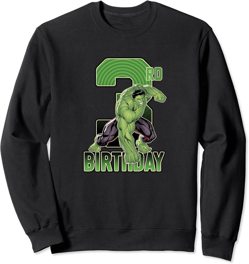Marvel Hulk Smash 3rd Birthday Sweatshirt