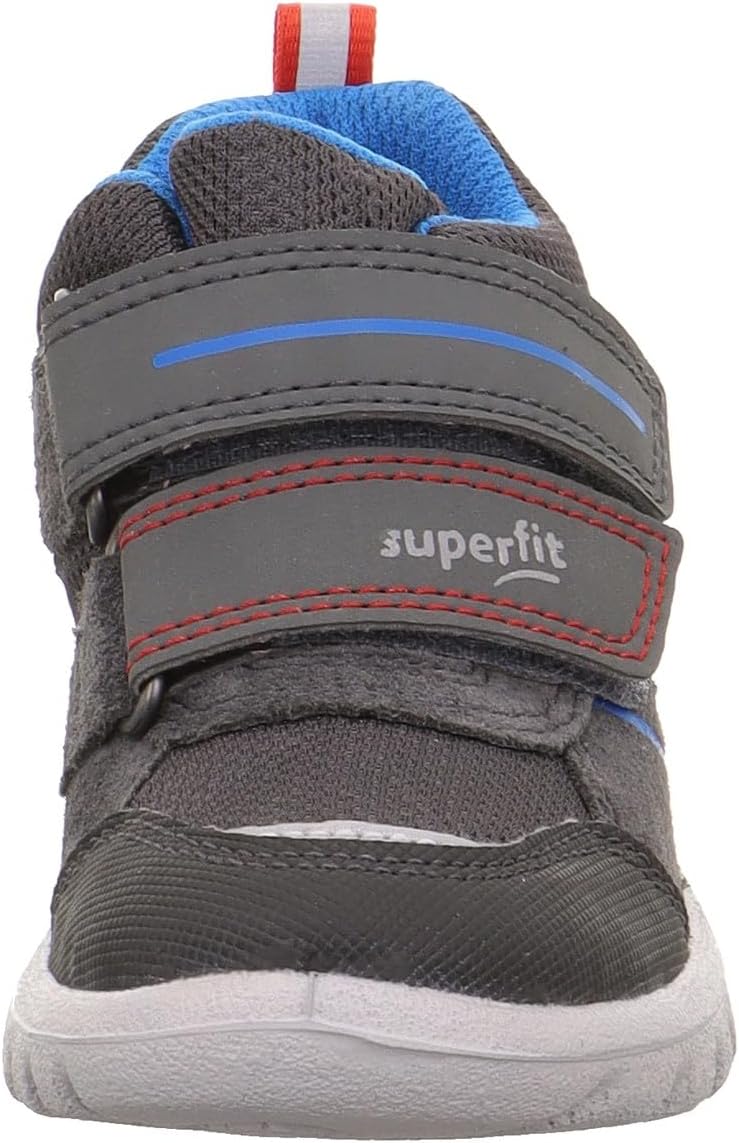 Superfit Jungen Sport7 Mini Sneaker 20 EU Schmal Grau Blau 2000, 20 EU Schmal Grau Blau 2000