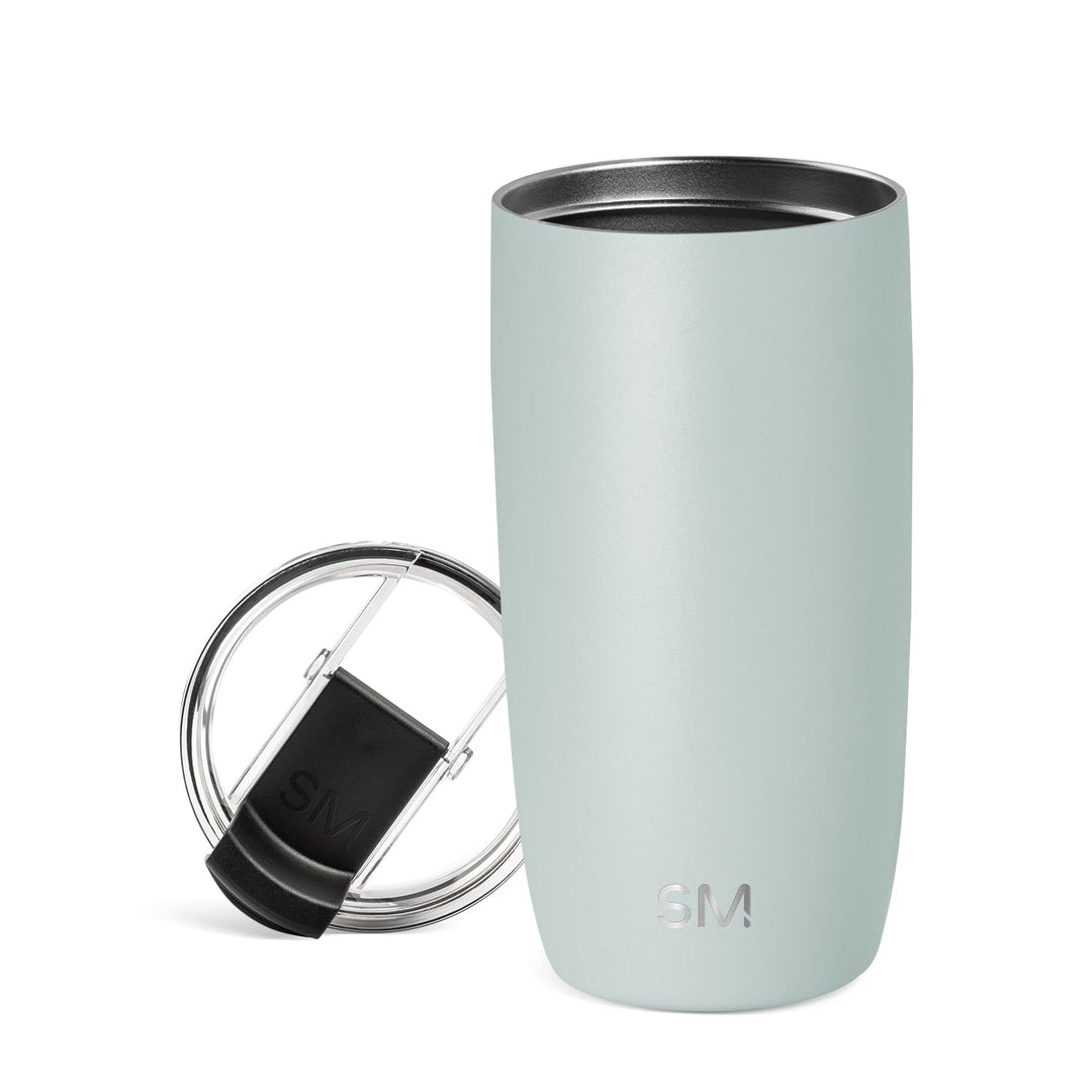 Simple Modern Reisebecher für Kaffee Trinkbecher Becher mit Klappdeckel | Isolierter EdelstahlEiskaf