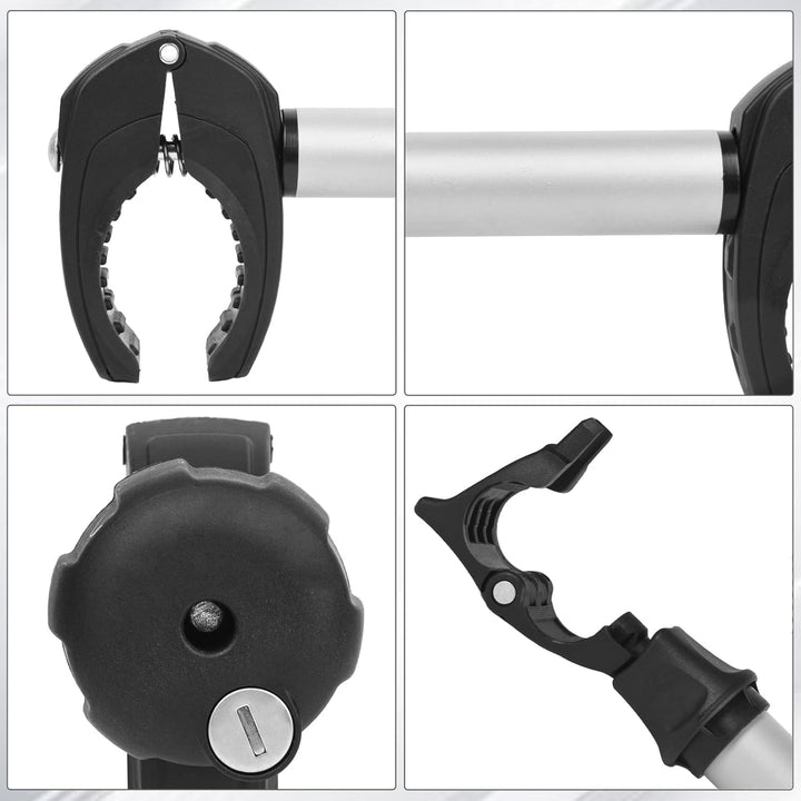 Rahmenhalter für Fahrradträger 45CM Länge, Universal Fahrradrahmenhalter Abschliessbare, Alu Rahmenh