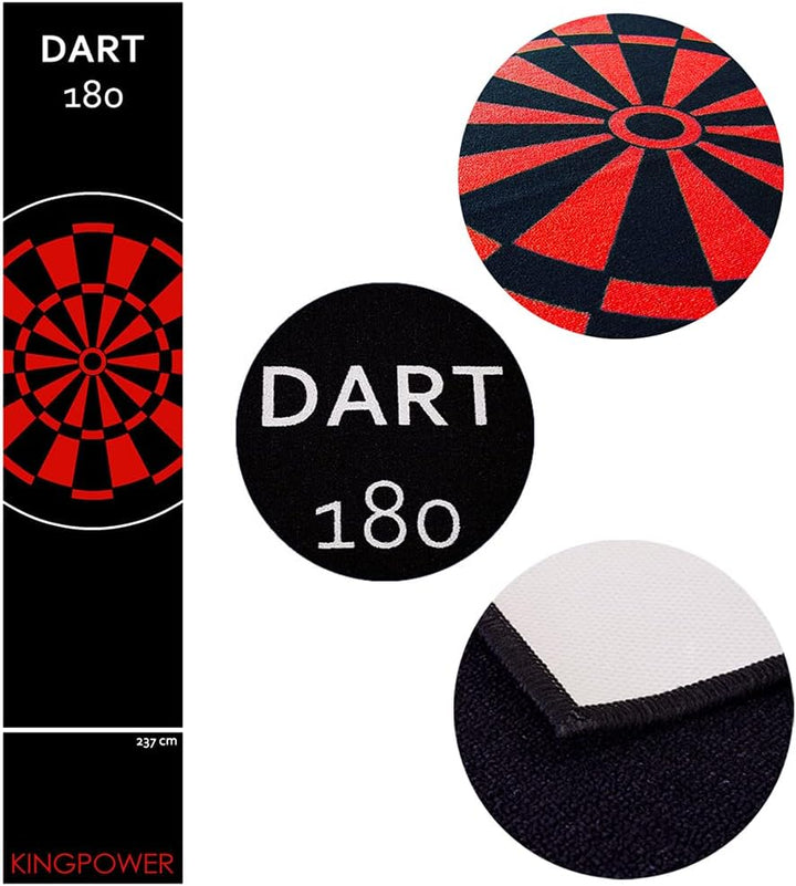 Kingpower Dartmatte Dart Teppich Turnier Matte Abwurflinie Bodenschutz Zubehör Dartpfeile Dartscheib