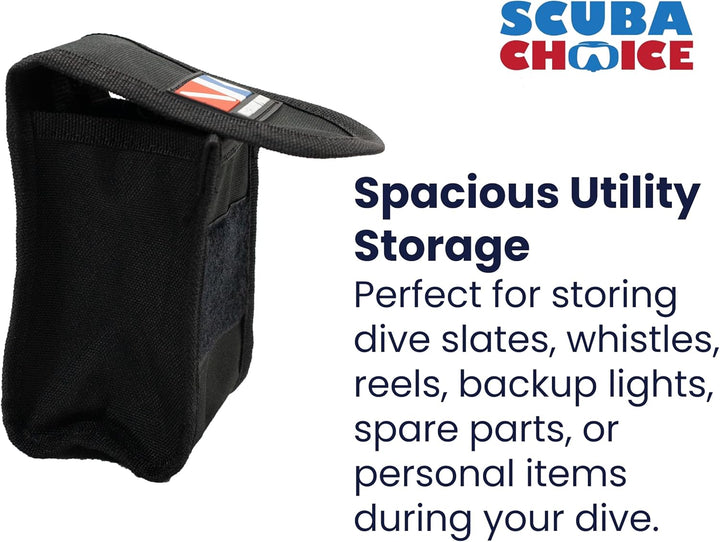 Scuba Choice Scuba Diving BCD Utility Accessory Pouch Bag
