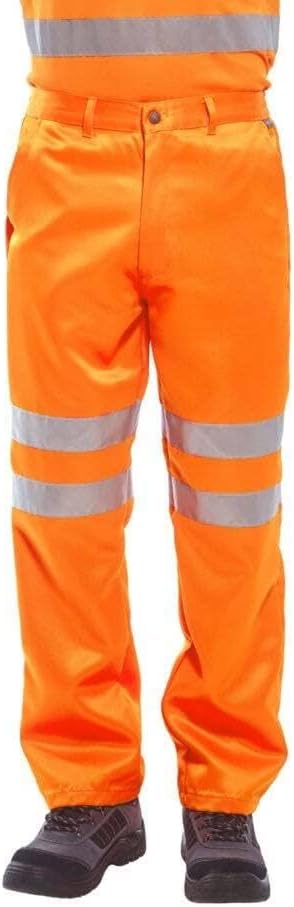 Portwest Warnschutz-Hose aus Polyester-Baumwolle RIS, Grösse: 5XL, Farbe: Orange, RT45ORR5XL 5XL Ora