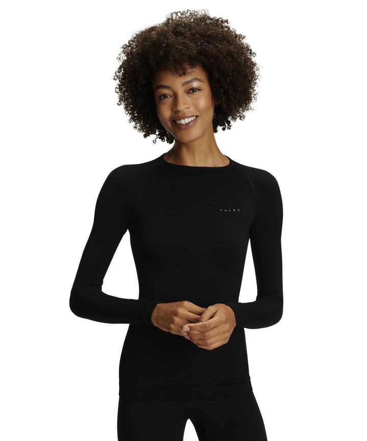 FALKE Damen Warm Round Neck Funktionsshirt Langarm für milde bis kalte Temperaturen warme Funktionsu