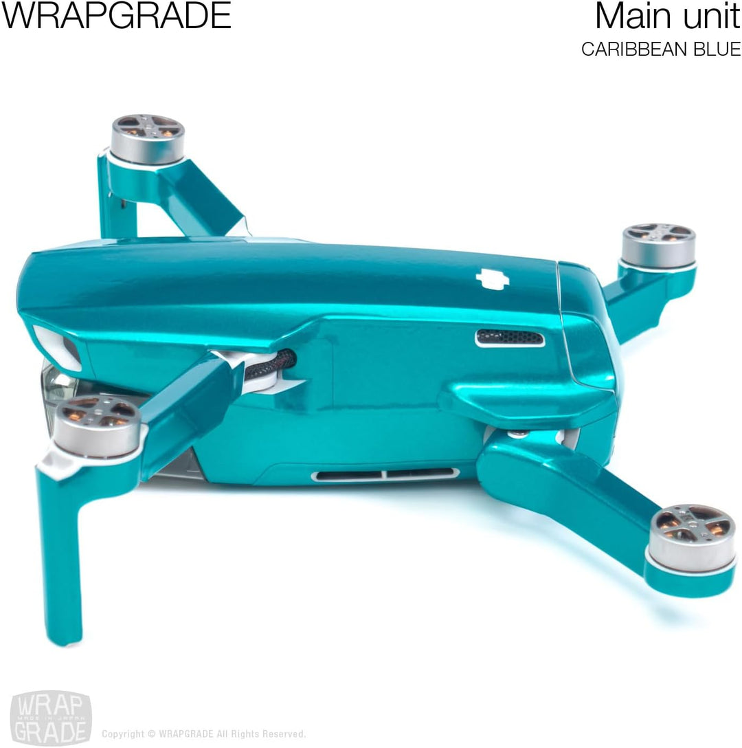 WRAPGRADE Skin kompatibel mit DJI Mavic Mini (Caribbean Blue), Caribbean Blue