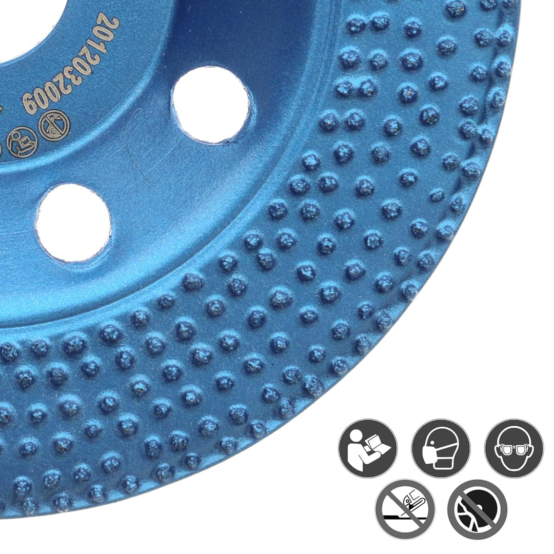 PRODIAMANT Diamant Schleiftopf 125mm für Holz und Farbe Vacuum-Diamant ST894 entfernt Beschichtung,