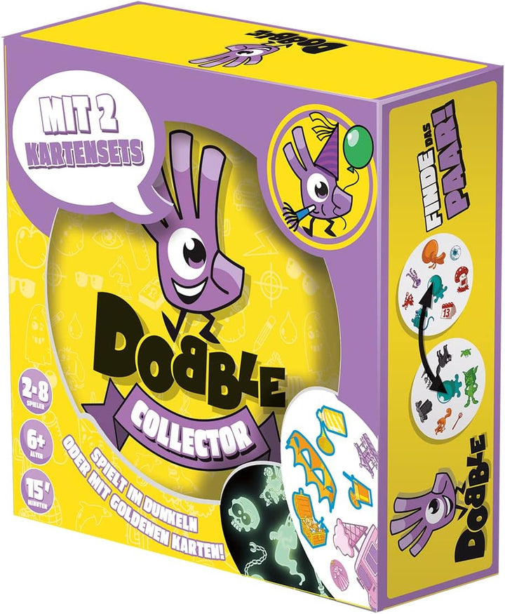 Asmodee, Dobble Collector, DE-Version, Familienspiel, Kartenspiel, Schnelles und lustiges Gesellscha