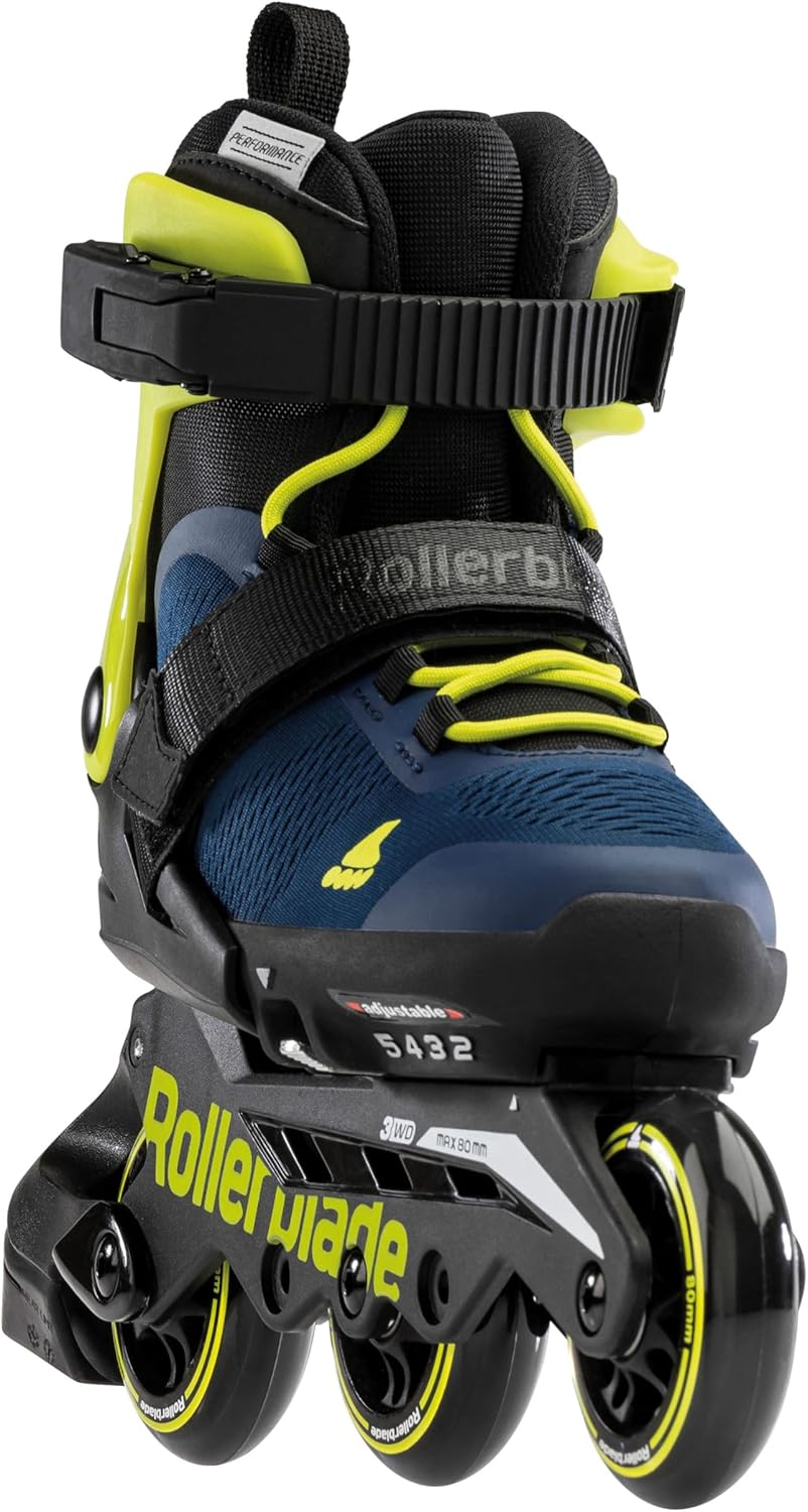 Rollerblade Unisex – Babys Microblade 3wd Inline Skates EU: 28-32 (UK: 10J-13J / US: 11J-1) Royal Bl
