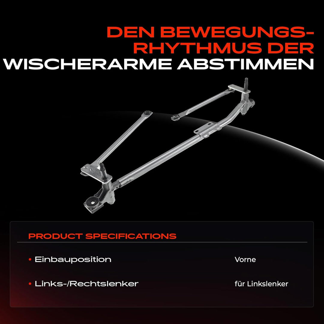 Frankberg 1x Scheibenwischer Wischergestänge Scheibenwischergestänge ohne Motor Vorne Links oder Rec
