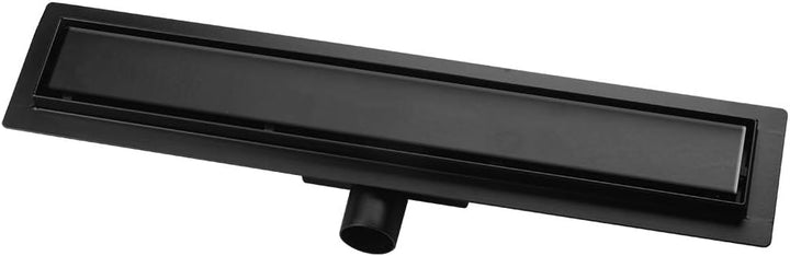 Duschrinne,90cm,2 in 1,Siphon mit Geruchsstop und Haarsieb Randablauf Befliesbar Edelstahl Ablaufrin